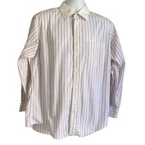 Burberrys Long Sleeve Button Down Dress Shirt Mens 16.5
